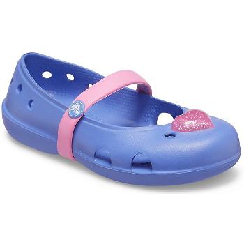 Scarpe Crocs Keeley Embellished Clogs - Zoccoli Bambino Blu, Italia IT 636H